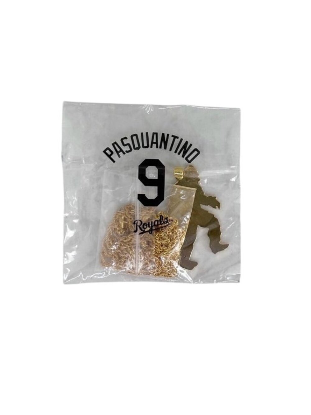 Kansas City Royals Vinnie Pasquantino Pasquatch Necklace Stadium Giveaway NEW